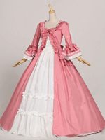Costumi retrò vittoriani Costumi retrò rococò da donna Ruffles Bow Marie Antoinette Stile vittoriano Abbigliamento Costume Abbigliamento vintage