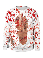 Costumi unisex di Halloween Top bianchi in poliestere Costumi di Halloween Top Holidays