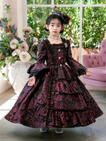 Costumi vittoriani rococò Costumi retrò Abito a strati Abito reale da ragazza