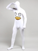 Costumi Zentai per adulti anatra sexy in lycra e spandex a blocchi di colore a figura intera