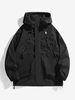 Giacca da uomo outdoor stile montagna con cappuccio e maniche lunghe