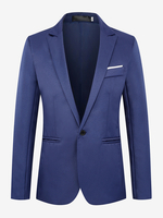 Giacca da uomo slim casual abito taglie forti blazer
