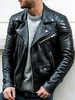 Giacca in pelle da uomo Casual Moto Autunno Giacca in pelle nera moda PU