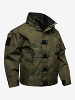 Giacca militare casual da uomo a maniche lunghe per esterni