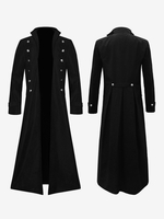 Giacca retrò Steampunk da uomo verde scuro Costumi retrò di epoca vittoriana gotica Costumi retrò per uomo