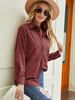 Giacche da donna Colletto rovesciato Bottoni casual Abbigliamento da strada Capispalla cammello