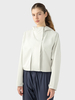Giacche da donna con colletto rovesciato cerniera casual chic bianche per le donne