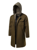 Giacche da uomo Cappotti Collo alto Con cappuccio Maniche lunghe Opere darte Casual Hunter Green Fashion Cappotti