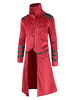 Giacche da uomo Cappotti Collo alto Maniche lunghe Opere darte Casual Rosso Belli cappotti lunghi