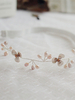 Giarrettiera da sposa Perle splendide perle di raso intrecciate elastiche