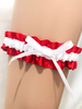 Giarrettiera da sposa Sexy fiocchi in poliestere