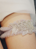Giarrettiere per matrimonio Giarrettiere per strass in poliestere argento