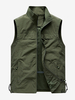 Gilet da pesca classico da uomo impermeabile traspirante multitasche casual