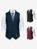 Gilet da uomo con catena e bavero per festa di nozze