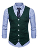 Gilet da uomo Gilet da uomo in cotone con scollo tondo Vestibilità regolare