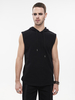 Gilet da uomo Rock Punk senza maniche ampio Steampunk costumi top