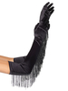 Giocattolo sessuale nero con frange monocolore nylon 