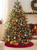Gonna albero di Natale Gonna albero lavorata a maglia Grembiule Ornamenti albero di Natale