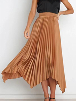 Gonna casual Gonna lunga con fazzoletto pieghettato a fisarmonica vintage