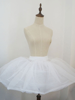 Gonna di dolce Lolita Pettiskirt Tulle bianco Lolita Tu Tu