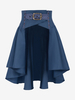 Gonna in poliestere blu retrò Costume da Maria Antonietta Gonna vintage da donna Abito da ballo per feste