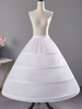 Gonna Lolita bianca a strati in poliestere sottoveste Lolita stile ROCOCO