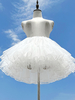 Gonna Lolita bianca da donna con sottogonne Sweet Lolita