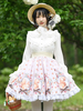 Gonna Lolita dolce Gonna Lolita con fiocco in pizzo chiaro albicocca Tea Party"idiano casual
