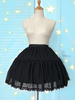 Gonna Lolita sottoveste in lycra di pizzo