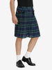 Gonna vintage blu Gonna festival nazionale scozzese Gonna a pieghe scozzese da uomo Costume da ballo