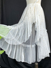 Gonne Lolita bianche Lolita SK con paillettes a balze