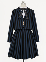 Gonne Lolita blu a righe gotiche Lolita SK
