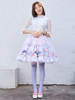 Gonne Lolita con stampa floreale rosa dolce Lolita SK in pizzo