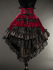 Gonne Lolita in pizzo nero con lacci Gothic Lolita SK