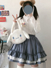 Gonne Lolita Sweet Lolita SK Ruffles Borgogna