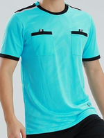 Maglia da portiere da calcio traspirante a maniche corte da allenamento per uomo
