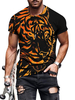 Magliette Casual Gioiello Collo Color Block Maniche Corte