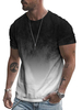 Magliette Casual Gioiello Collo Color Block Maniche Corte