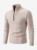 Maglione da uomo con colletto alto sottile lavorato a maglia casual a maniche lunghe
