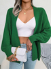 Maglioni Cardigan a maniche lunghe in acrilico verde