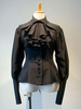 Maniche lunghe Gothic Lolita camicette Nero Ruffles Lolita Top Lolita camicia