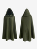 Mantello medievale retrò vintage marrone caffè Mantello del cardigan della morte del mago pirata di Halloween Mantello del guerriero