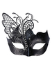 Maschera di carnevale per adulti Accessori per costumi da travestimento in plastica nera