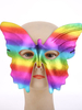 Maschera di carnevale per adulti Accessori per costumi in maschera con motivo a farfalla in plastica