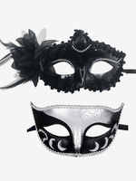 Maschere Cosplay Accessori Cosplay Maschera unisex Maschera Plastica nera non personalizzata