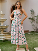 Maxi Dress Syless Poliestere Casual Stampa floreale Stampa lunga