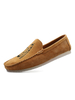 Mocassini casual da uomo in pelle scamosciata