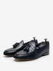 Mocassini da uomo con punta tonda in pelle con motivo artistico scarpe brogue scarpe da sposa formali