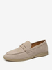 Mocassini da uomo con tomaia slip-on in micro pelle scamosciata