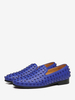 Mocassini da uomo in pelle PU con borchie slip-on scarpe da ballo festa e matrimonio